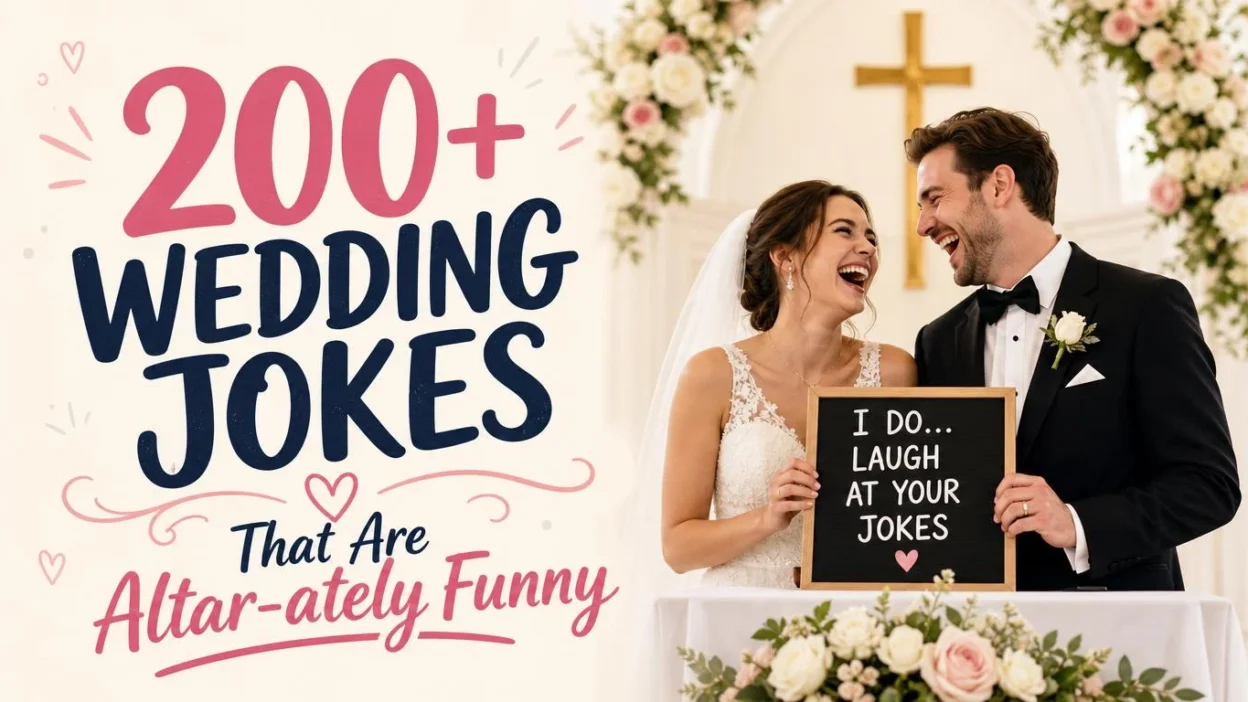 200+ Wedding Jokes That Are Altar-ately Funny 💍