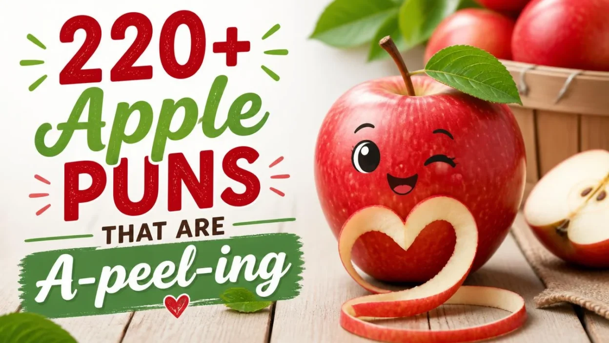 220+ Apple Puns That Are A-peel-ing 🍎