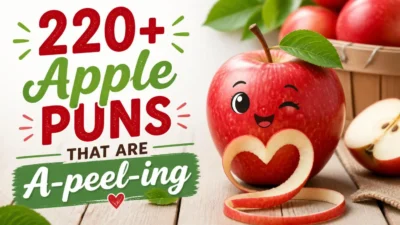 220+ Apple Puns That Are A-peel-ing 🍎