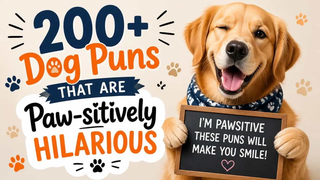 200+ Dog Puns That Are Paw-sitively Hilarious 🐶
