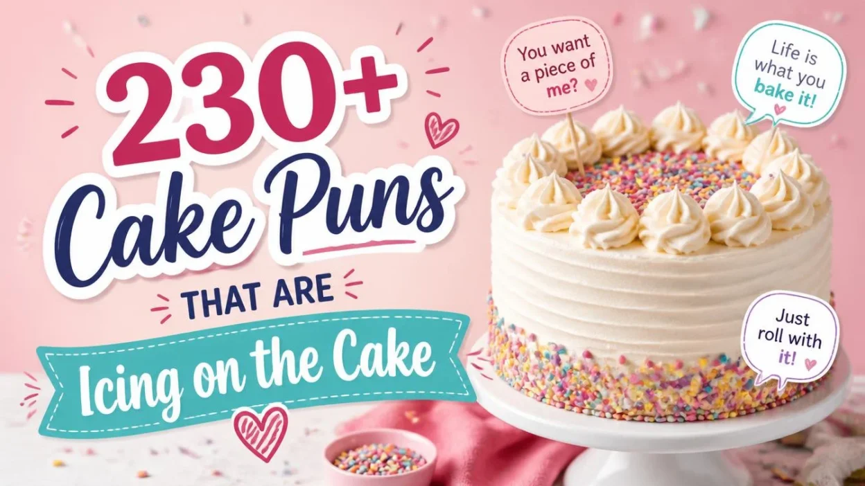 230+ Cake Puns That Are Icing on the Cake 🎂