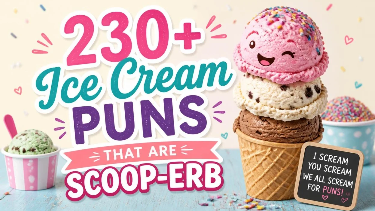 230+ Ice Cream Puns That Are Scoop-erb 🍦