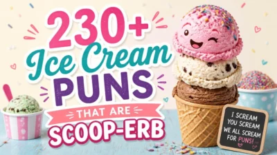 230+ Ice Cream Puns That Are Scoop-erb 🍦