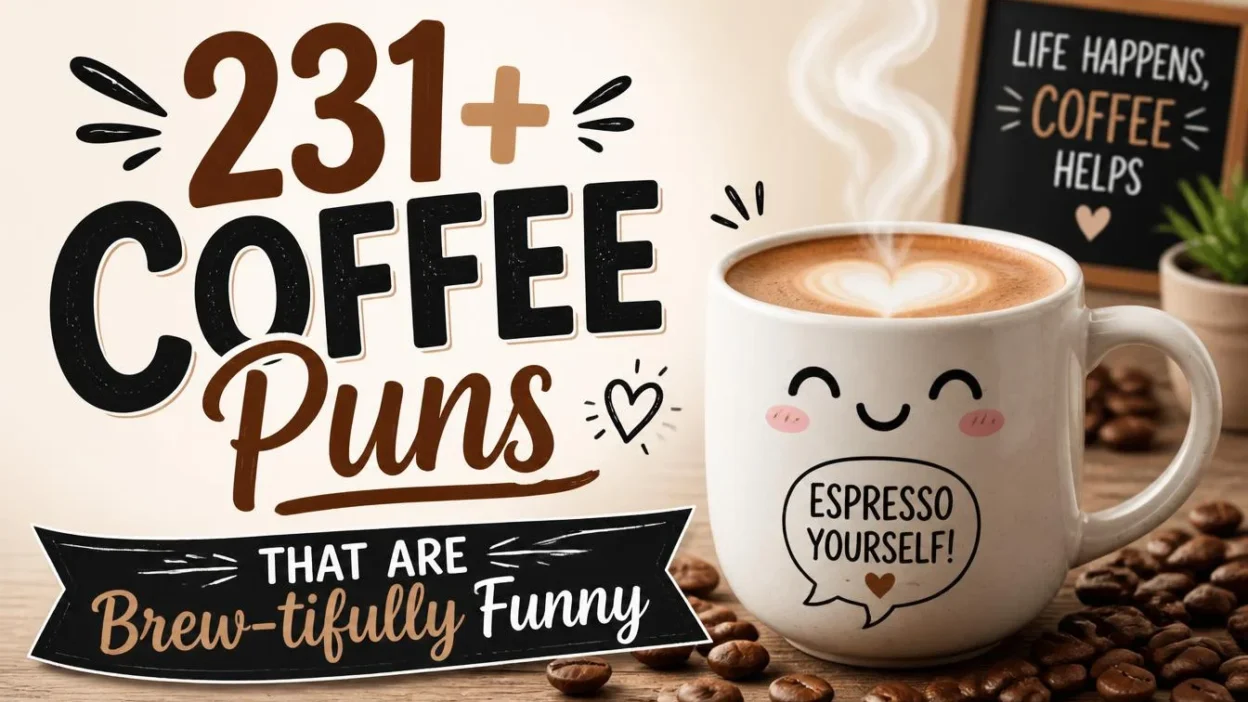 231+ Coffee Puns That Are Brew-tifully Funny ☕