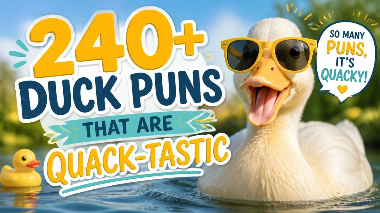 240+ Duck Puns That Are Quack-tastic 🦆