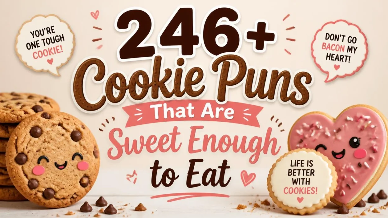 246+ Cookie Puns That Are Sweet Enough to Eat 🍪