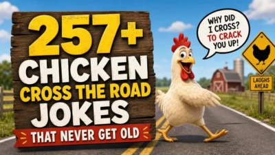 257+ Chicken Cross the Road Jokes That Never Get Old 🐔