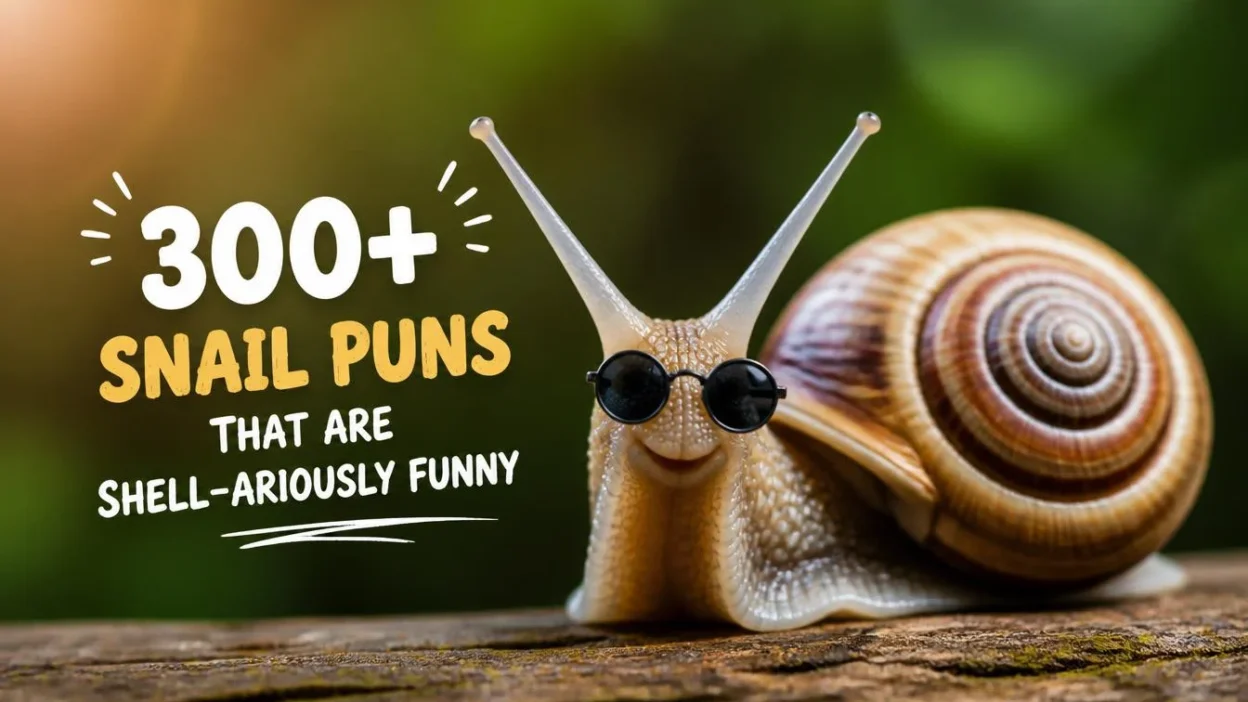 300+ Snail Puns That Are Shell-ariously Funny