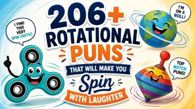 206+ Rotational Puns That Spin Circles Around Laughter 🔄