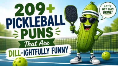 209+ Pickleball Puns That Are Dill-ightfully Funny
