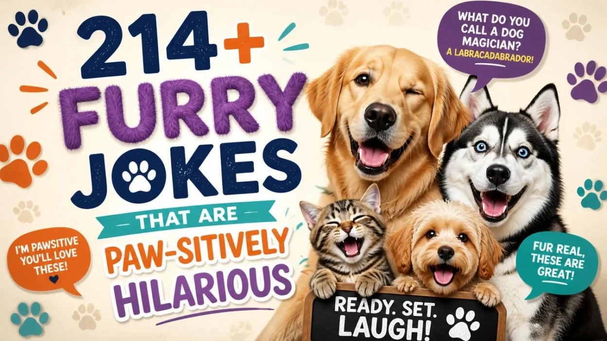 214+ Furry Jokes That Are Paw-sitively Hilarious 🐾