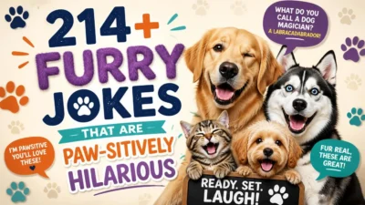 214+ Furry Jokes That Are Paw-sitively Hilarious 🐾