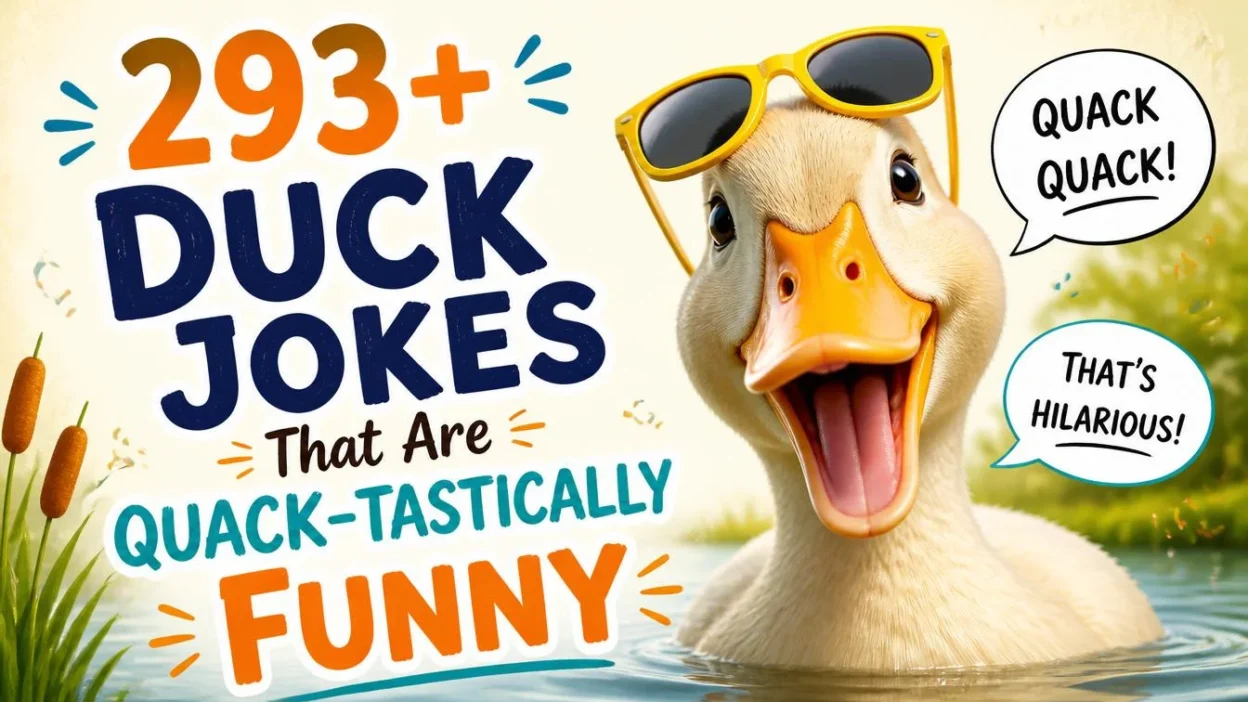 293+ Duck Jokes That Are Quack-tastically Funny 🦆