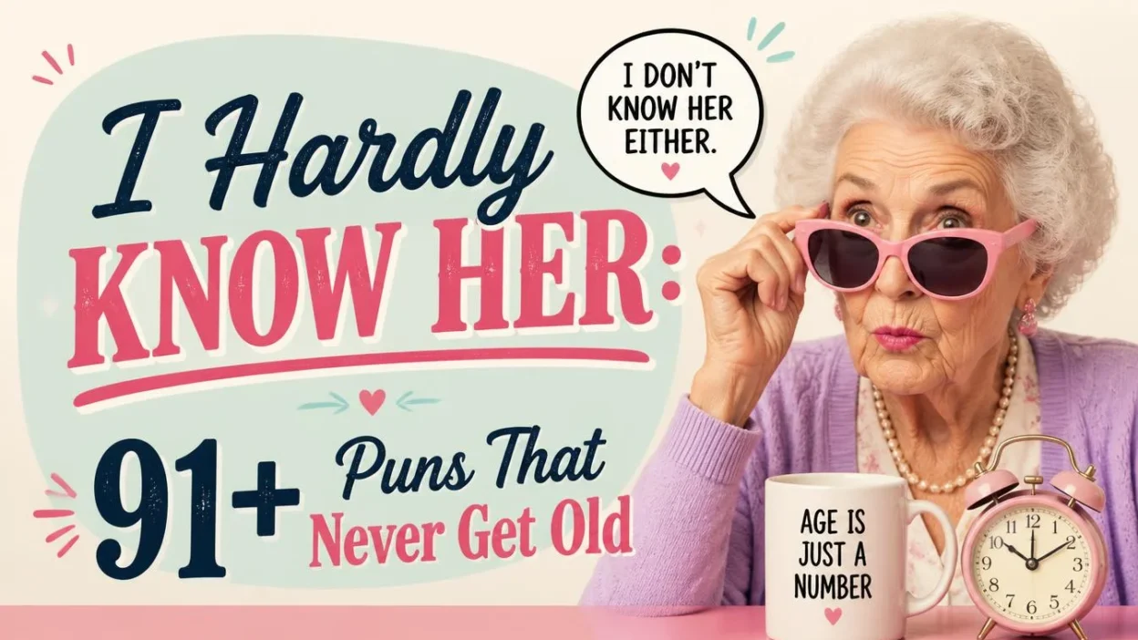 I Hardly Know Her: 91+ Puns That Never Get Old 🎭